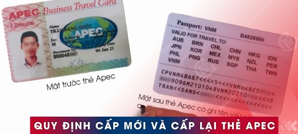 Quy định cấp mới và cấp lại thẻ APEC cho doanh nhân Việt Nam